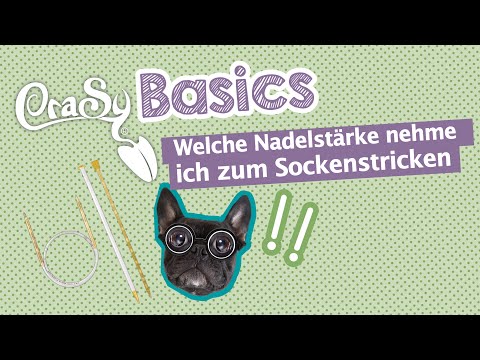 CraSy Basics Which needles and needle size should I use for knitting socks?