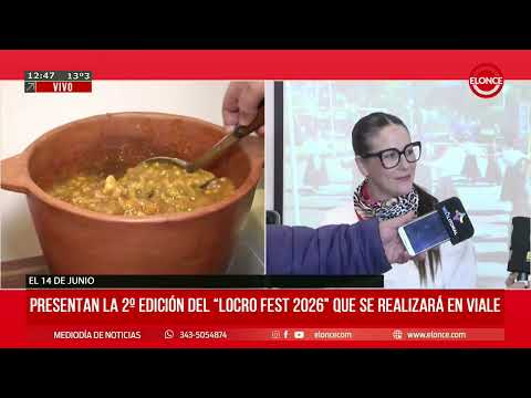 Presentan la 2da edición del "Locro Fest" que se realizará en Viale - Elonce