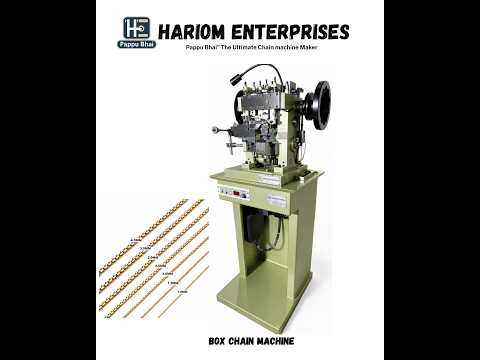 Jewellery Chain Making Machine