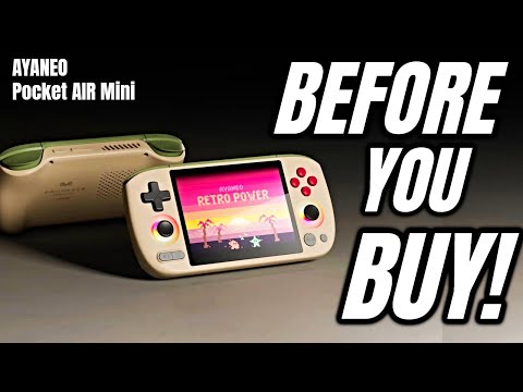 Máy chơi game cầm tay AYANEO Pocket Air Mini - Thiết kế phong cách Retro, chơi game giả lập