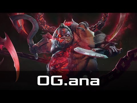 OG.ana — Pudge, Offlane (Aug 3, 2019) | Dota 2 patch 7.22 gameplay