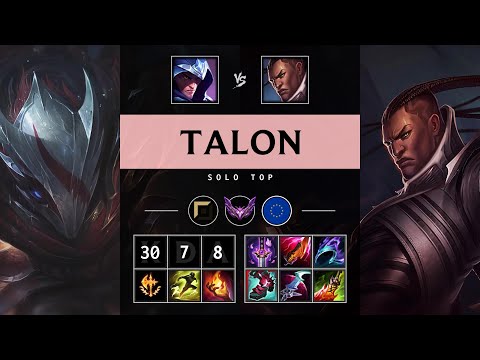Talon Top vs Lucian - EUW Master Patch 25.14
