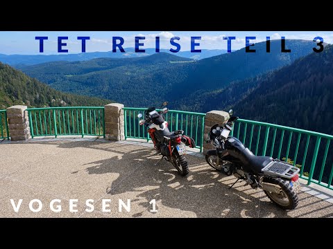 TET Adventure Part 3 - Roadbook tour in the Vosges (1) - R1100GS - Tiger 800 - Enduro ADV Riding