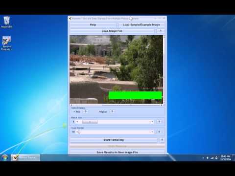 Remove Time and Date Stamps From Multiple Photos Software