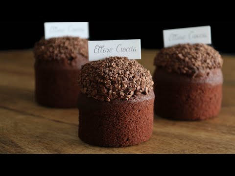 Mini Cakes de chocolate y Caramelo salado /Chocolate and Salted Caramel mini cakes
