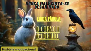Você não sentirá mais desânimo após ver esse vídeo! Linda fábula do Corvo e o Coelho!