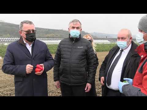 Cooperativa agricolă Dieneț vizitată de ministrul Adrian Oros
