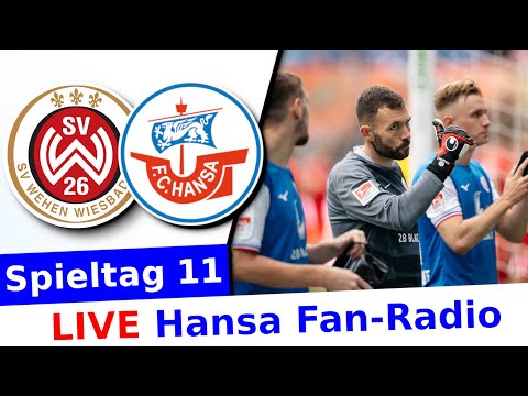 Wehen Wiesbaden : Hansa Rostock | Spieltag 11 | Hansa Radio - Live | Rostocker Fankurve