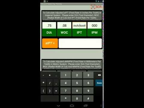 Radial Chip Thinning