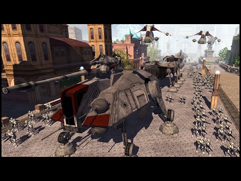Clone Armored Military Escort! - Men of War: Star Wars Mod Battle Simulator