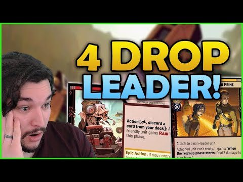 FIRST 4 DROP LEADER! FINAL RARE BASE! | Star Wars Unlimited