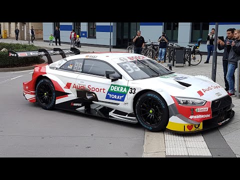 DTM-Champion René Rast fährt über'n ZOB Minden am 12.10.2019