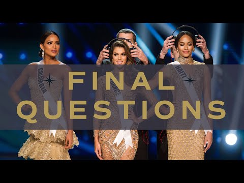 65th MISS UNIVERSE - FINAL QUESTIONS! | Miss Universe