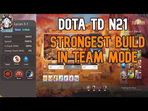 Dota 2 Arcade Game - Dota TD: N21 STRONGEST BUILD IN TEAM MODE