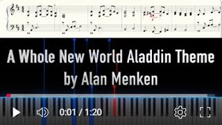 A Whole New World Aladdin Theme by Alan Menken