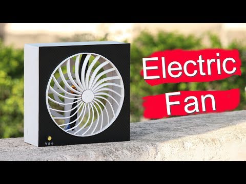 How to Make An Electric Table Fan at home