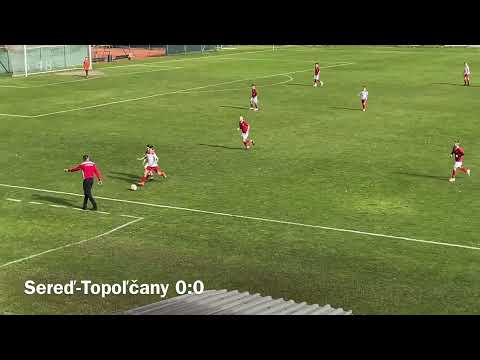 SKF Sereď u 13 “B” - FC Topoľčany u13 “B” 1:2 (0:2)