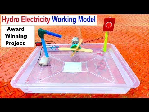 hydroelectricity working model electricity generation using rain water howtofunda
