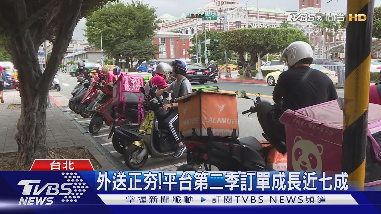 外送正夯！　平台第二季訂單成長近七成