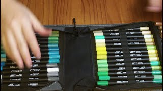 Unboxing: ZSCM 160 colors 80 pieces dual tip acrylic paint markers $90