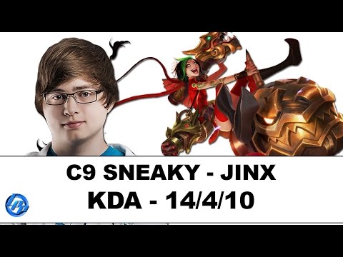 C9 Sneaky - Jinx vs Draven - NA SoloQ