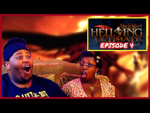 Alucard Shows His Cannon 🔫  | Hellsing Ultimate Abridged REACTION EP. 4 TFS | COUPLES REACT | BLIND