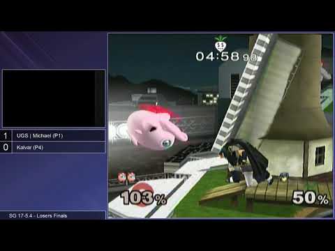 SG 17-5.4 SSBM - UGS | Michael (Jigglypuff) vs. Kalvar (Marth) - Melee LF