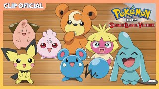 ¡Pokémon diminutos! | Pokémon: DP Los vencedores de la Liga de Sinnoh | Clip oficial