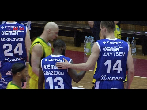 SIARKA TARNOBRZEG -  ROSA RADOM 61:75 (29:41) - FRAGMENTY I KONFERENCJA