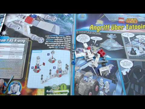 LEGO Star Wars Magazin & X-Wing Mini-Build: durchgeblättert und zusammengebaut