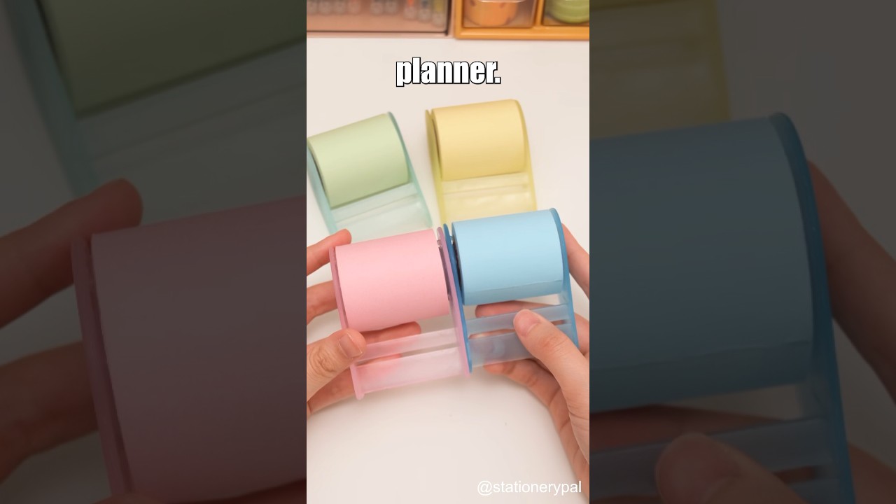 Use sticky notes to make a flippable weekly planner!#shorts