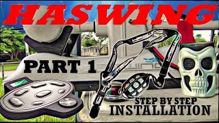 How to Install Haswing Bow Mount 55LBS Trolling Motor: Battery Disconnect, Plugs, Stainless Bolts & Foot Control