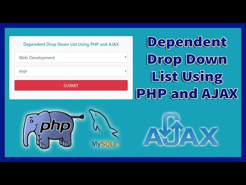 Dependent Drop Down List Using Bootstrap 4 PHP and AJAX
