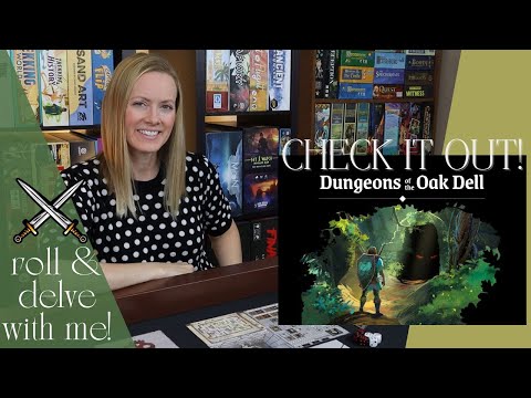 DUNGEONS OF THE OAK DELL | Preview & Overview (PnP Dice Game)