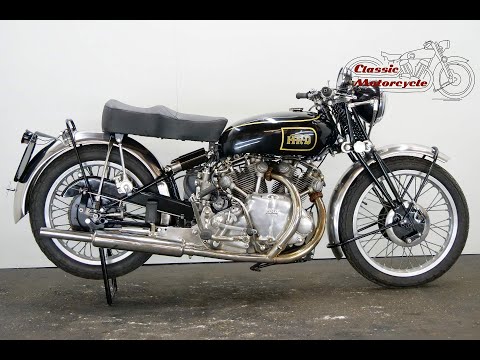 Vincent-HRD Rapide B 1948 998cc 2 cyl ohv - starting up