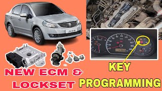 MARUTI SX4 NEW ECM & LOCKSET PROGRAMMING BY XTOOL