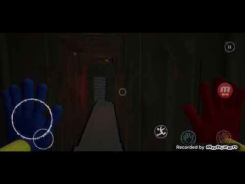 Poppy playtime Huggy wuggy'den kaçış sahnesi