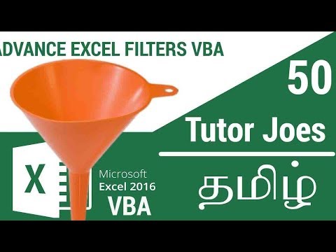 Learn Microsoft Excel 2016 From Basic To Advance in Tamil