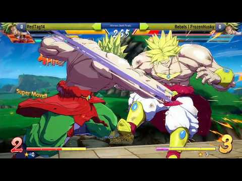RedTag14 (Cell Broly Janemba) vs Rebels | FrozenHusky (Broly Yamcha Goku Black) - DBFZ - Okizeme #19