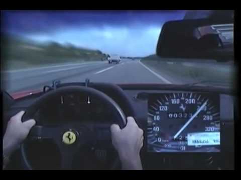 Ferrari F40 On The Road 320 km/h