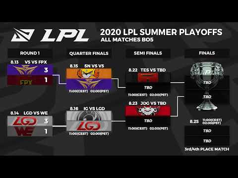 LGD vs. WE - Playoff Round1 | LPL Summer Split (2020)