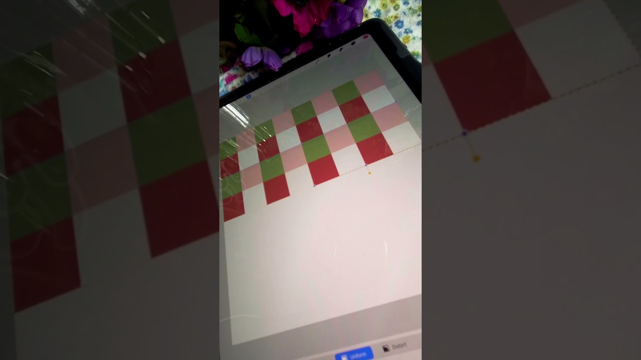 Creating Patchwork Strawberries #seamlesspattern #patternprocess #surfacepatterndesign #seamless