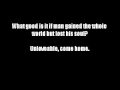 Worthwhile- Unlovable (lyrics) 