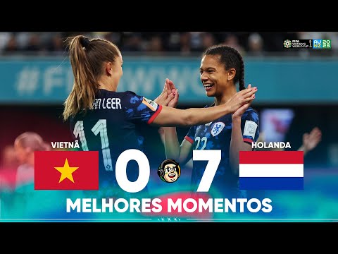 Gols e lances de Vietnã x Holanda