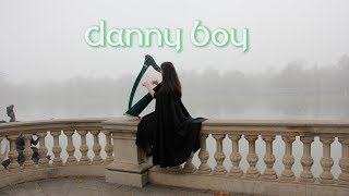 [Harp cover] Danny Boy - Traditional Irish (Arr. Whiteveil &amp; Maese César) Lyric video