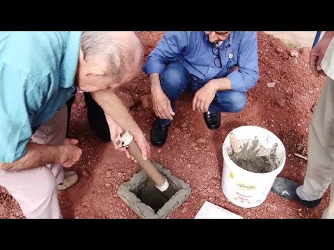 Abrigo São Vicente enterra cápsula do tempo com história de idosos
