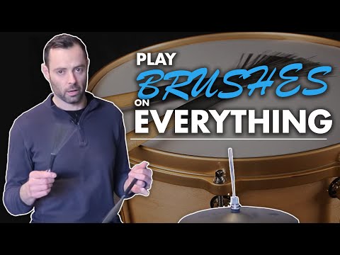 Two Fresh Straight 8th Jazz Brush Patterns