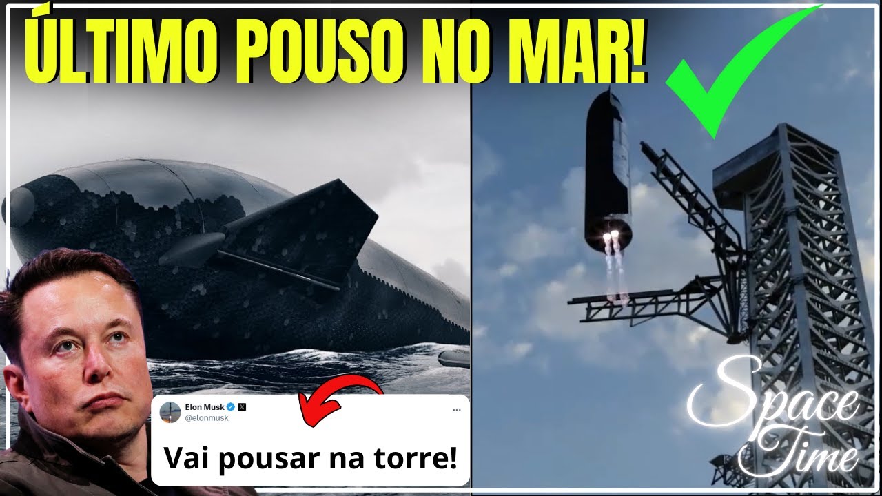ELON MUSK CONFIRMA POUSO DA STARSHIP NA TORRE! #starship