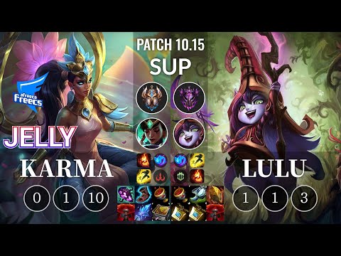AF Jelly Karma vs Lulu Sup - KR Patch 10.15
