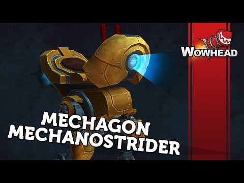 Mechagon Mechanostrider - Mechagnome Allied Race Mount